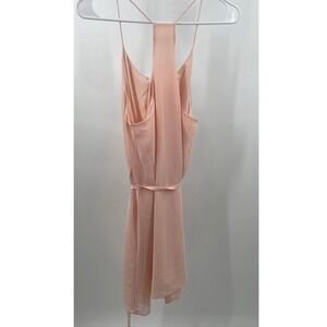MOD ON TREND Blush Pink Racerback Slip Dress with Tie Waist